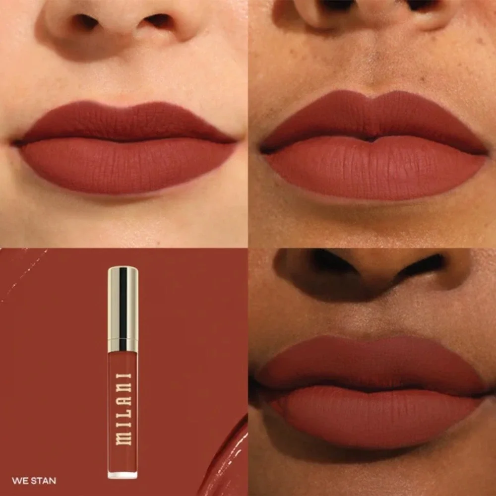 Milani Stay Put Liquid Lip Matte Longwear Lipstick 0.10 oz 190 We Stan Earth